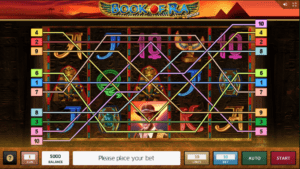 Book of Ra Online UK Slot Screen