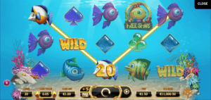 Golden Fish Tank Slot Screen