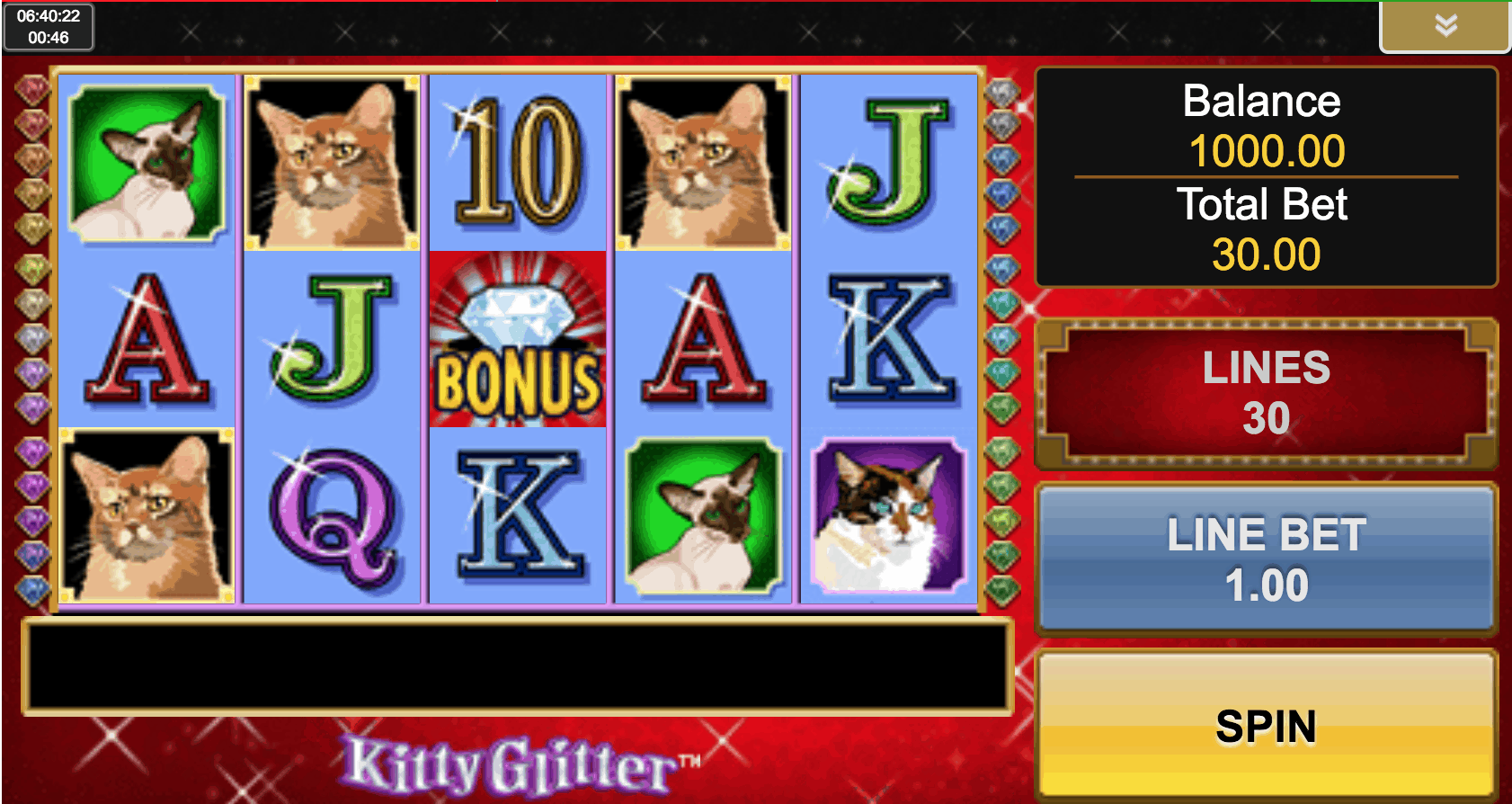 Play Kitty Glitter Slot Game