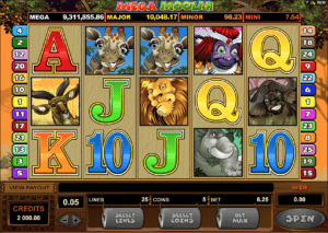 Mega Moolah Slot Review Screen