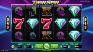 Twin Spin Slot Game Screen