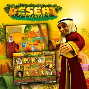 Desert Treasure Slots Logo