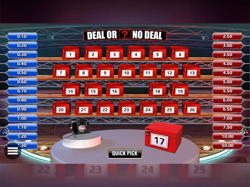 Deal Or No Deal Bingo