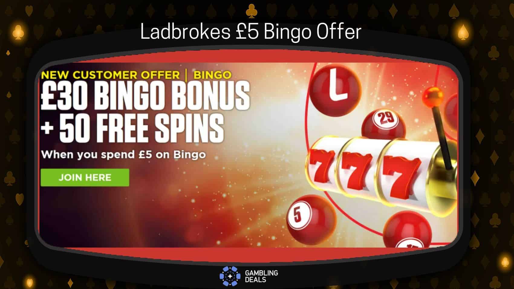 Ladbrokes Bingo Offer