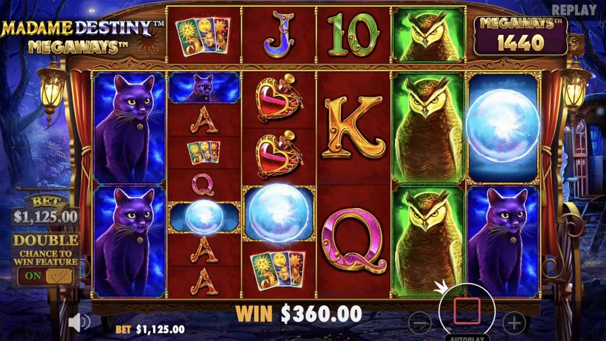 Madame-Destiny-Megaways-gameplay